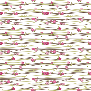 Papier peint floral liane...