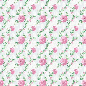 Papel Pintado Floral rosas...