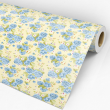 Blumentapete blaue Rosen