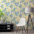 Blumentapete blaue Rosen