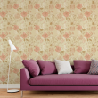 Floral Wallpaper peach roses