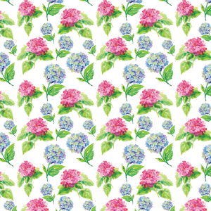 Wallpaper Floral hortensias