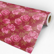 Papier peint floral rosas vino