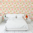 Floral wallpaper succulents