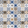 Blue Tiles Wallpaper