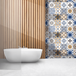 Blue Tiles Wallpaper