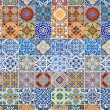 Multicolored Tile Wallpaper