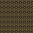 Children's wallpaper black and gold crowns