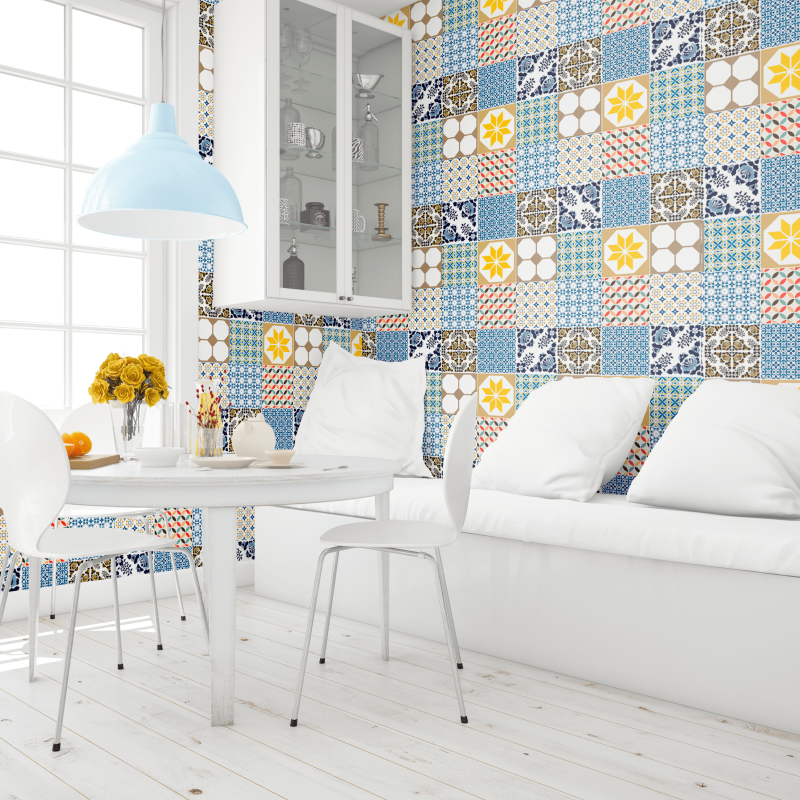 Vintage Tile Wallpaper