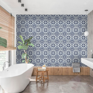 Papier peint Azulejos en...