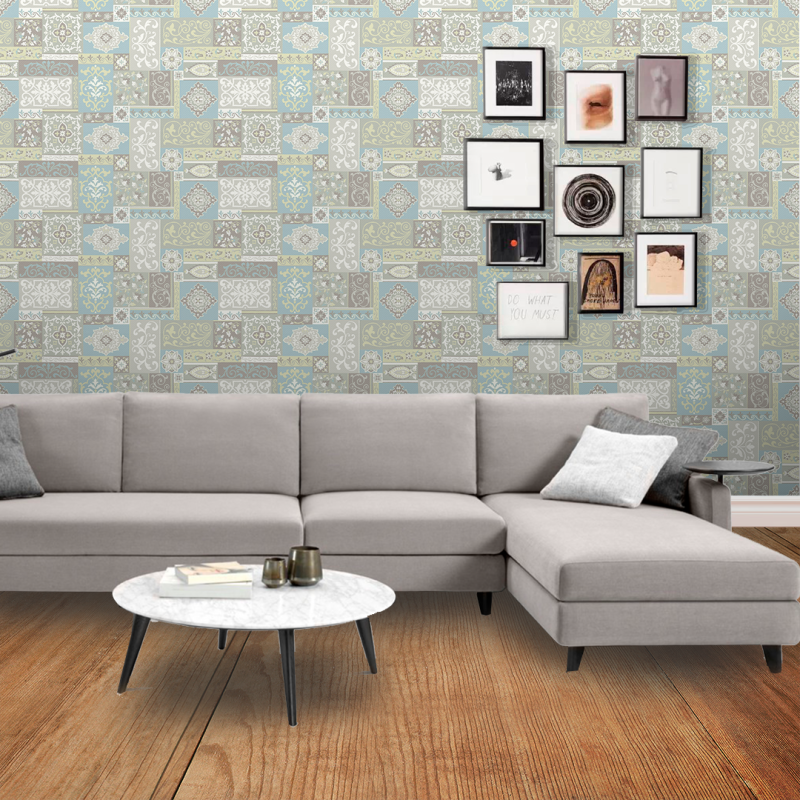 Green Texture Tile Wallpaper