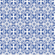 Blaue Fliesen Tapete