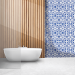 Blue Tiles Wallpaper