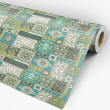 Papier Peint Carreaux Vert Texture