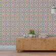Tile Wallpaper with Flowers