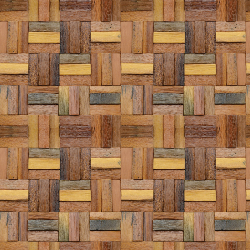 Geometric Wood Wallpaper