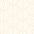 Victorian Geometric Wallpaper gold