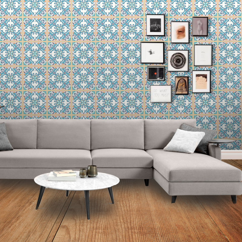 Painted Victorian Blue and Cream Tone