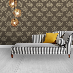 Papier peint floral de...