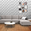 Black and white geometric wallpaper