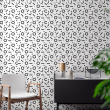 Black and white geometric wallpaper