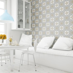 Papel Pintado Azulejos...