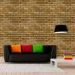 Light Brown Brick Wallpaper