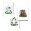 Stickers décoratifs muraux animaux de la jungle pour enfants