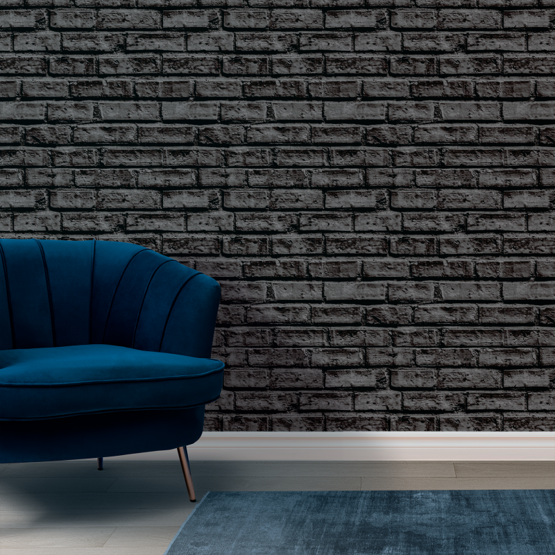 Black Brick Wallpaper