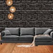 Black Brick Wallpaper