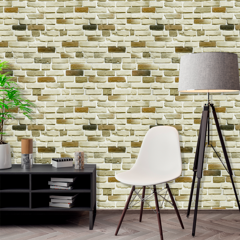 Greenish Brick Wallpaper