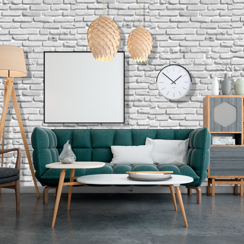 Withe Brick Wallpaper