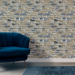 Blue Brick Wallpaper