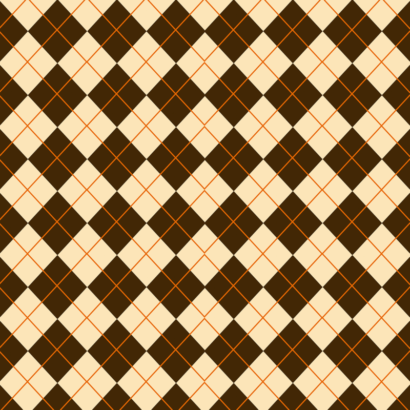 Geometric Diamond Brown Wallpaper