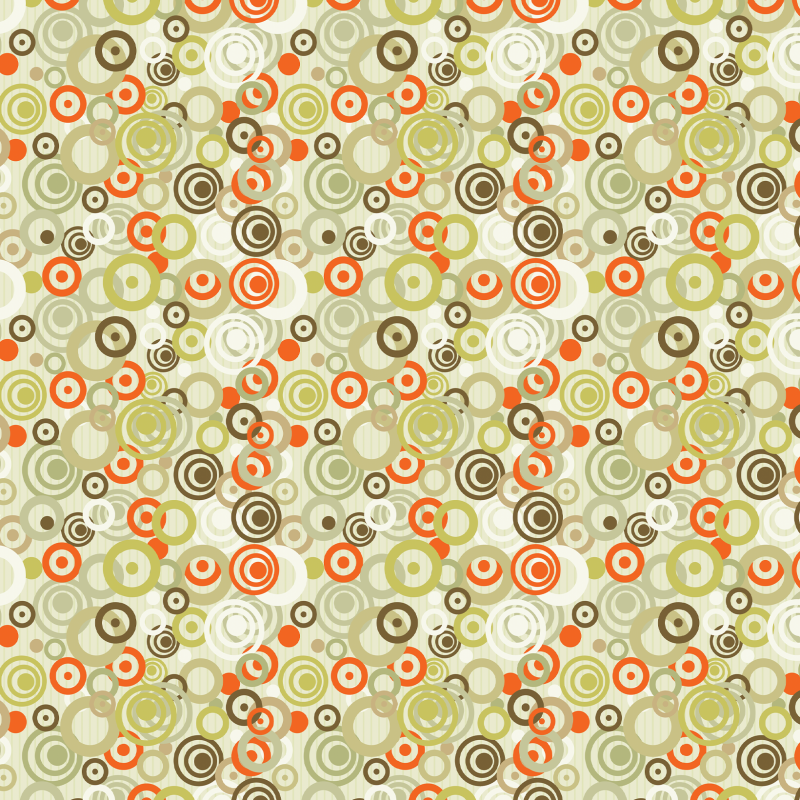 Geometric Colorful Circles Wallpaper