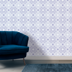Lila Geometric Wallpaper