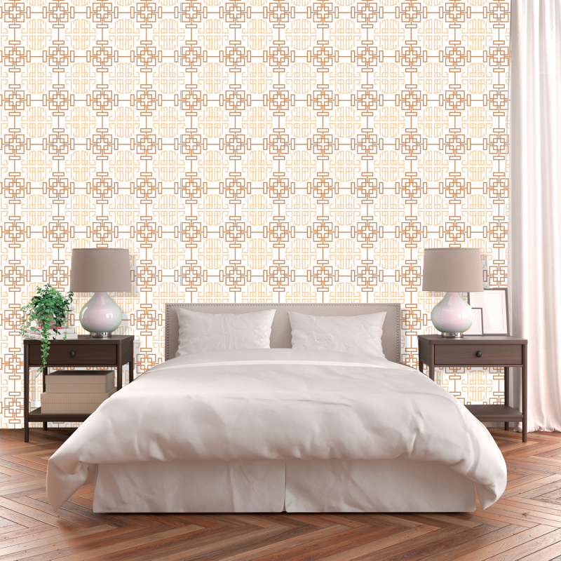 Asian Geometric Wallpaper