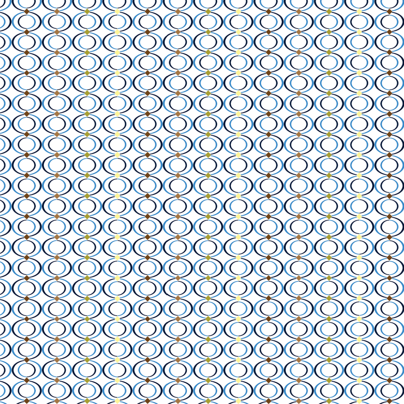 Geometric Blue Circles Wallpaper