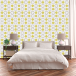 Geometric Circles Green and Grey Wallpaper