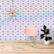 Geometric Lilac Circles Wallpaper