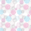 Geometric Pink Circles Wallpaper