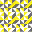 Papel Pintado Geométrico Amarillo Y Gris