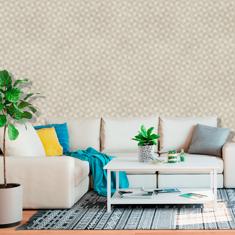 Papier Peint Géométrique Beige