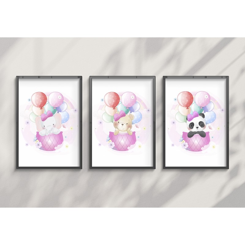 copy of Arte murale decorativa Unicorno rosa per bambini