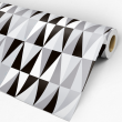 Carta da Parati Geometrica con Triangoli