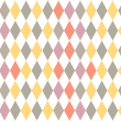 Geometrische Multicolor Rhombus Tapete