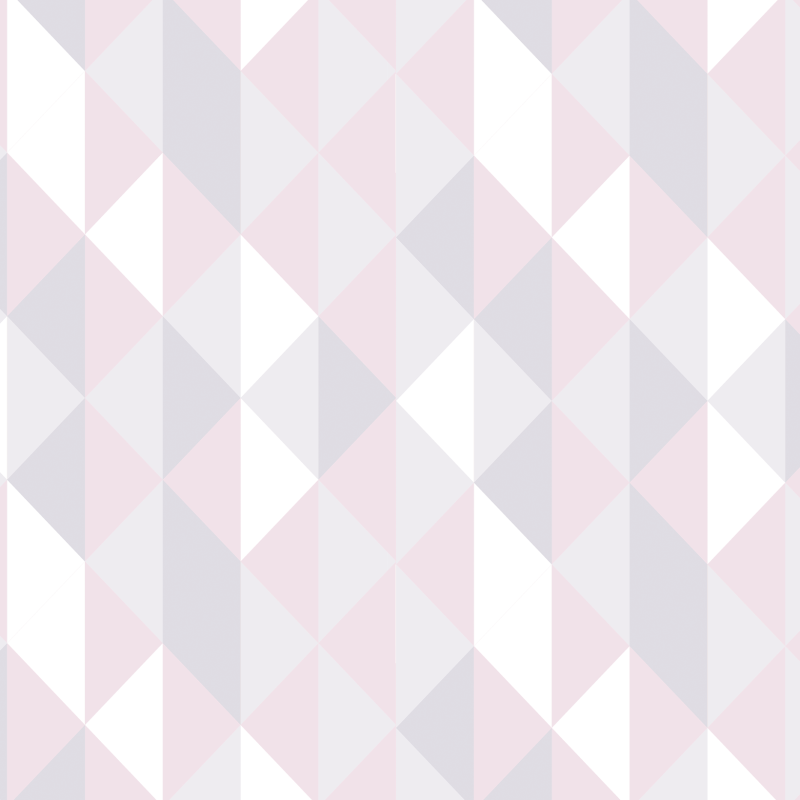 Papel Pintado Geométrico Triángulos Rosas