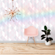 Geometric Pink Triangles Wallpaper