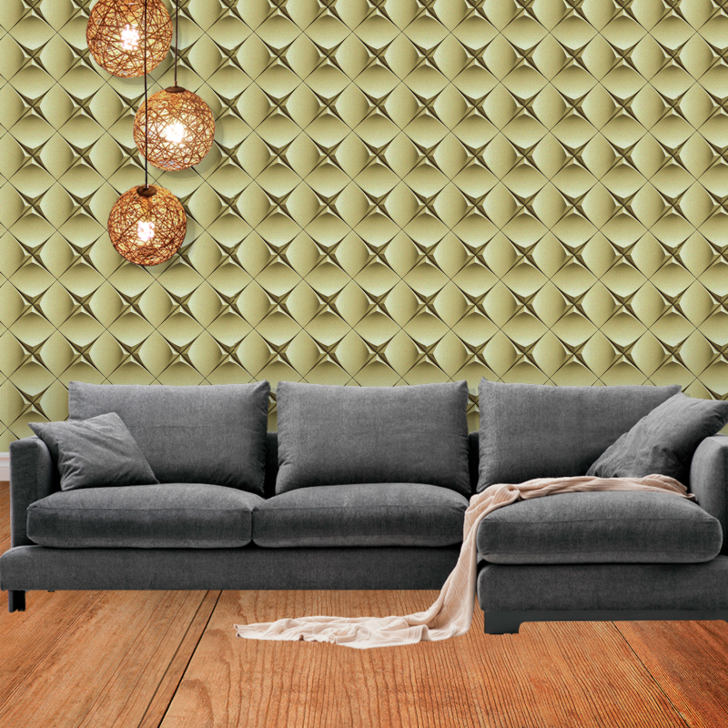 Realistic 3D Geometric Wallpaper