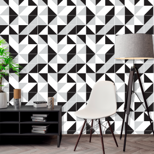 B&W Geometric Wallpaper